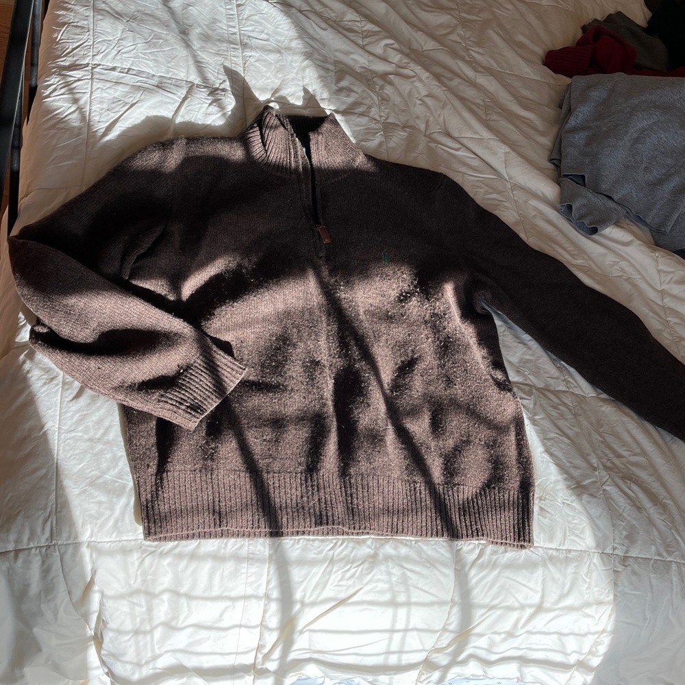 Wool sweater, brown. Size L